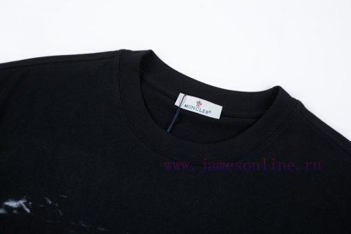 MONCLER 2025 Early Spring New Custom 270g Pure Cotton Double Yarn Fabric Inkjet Process Sleeve 5qbeaqz9 - Image 5