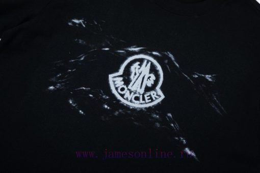 MONCLER 2025 Early Spring New Custom 270g Pure Cotton Double Yarn Fabric Inkjet Process Sleeve 5qbeaqz9 - Image 6