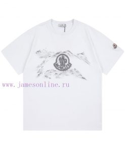 MONCLER 2025 Early Spring New Custom 270g Pure Cotton Double Yarn Fabric Inkjet Process Sleeve ner2upft