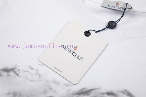 MONCLER 2025 Early Spring New Custom 270g Pure Cotton Double Yarn Fabric Inkjet Process Sleeve ner2upft - Image 5