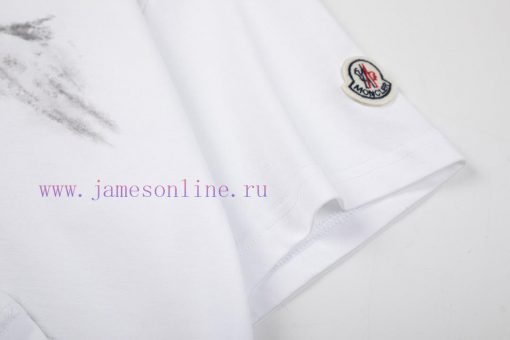 MONCLER 2025 Early Spring New Custom 270g Pure Cotton Double Yarn Fabric Inkjet Process Sleeve ner2upft - Image 8