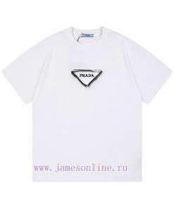 PRADA 2025 Early Spring New Custom 270g Pure Cotton Double Yarn Fabric Inkjet Process Tajima Ma 27i0u2fm