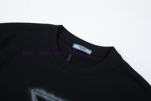 PRADA 2025 Early Spring New Custom 270g Pure Cotton Double Yarn Fabric Inkjet Process Tajima Ma zhorhqda - Image 5