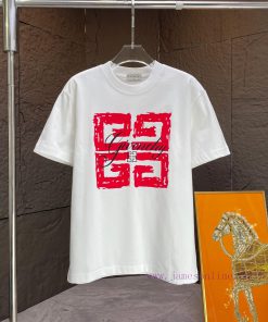 P Givenchy Givenchy*2025 Spring/Summer New Short Sleeved T-shirtHeavy Duty Pure Cotton Letter P wj6mdrbz