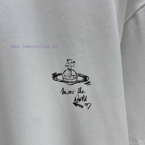 P Vivianne Queen Dowager*2025 Spring/Summer New Short Sleeved T-shirtHeavy Duty Pure Cotton Let 20cq8sqh - Image 6