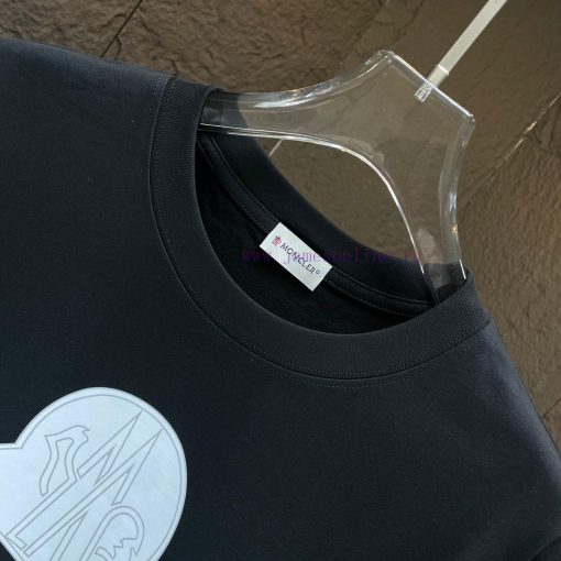 P MONCL * Mask Mouth*2025 Spring/Summer New Short Sleeved T-shirtHeavy Duty Pure Cotton Letter sogxhqbl - Image 4
