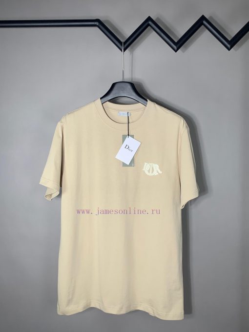 Dior Charm T-shirtCotton Plain Knitted FabricRe Interpret The Classic Dior Logo With Pattern De ypw7xv57 - Image 2