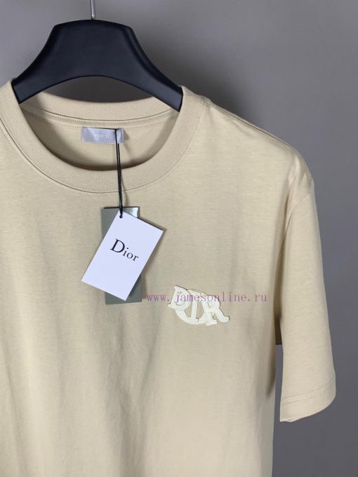 Dior Charm T-shirtCotton Plain Knitted FabricRe Interpret The Classic Dior Logo With Pattern De ypw7xv57 - Image 4