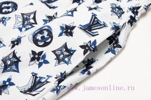 G07 LV New ShortsLujia Series 24ss Popular Item Classic Series Long Painted Matching Customized ryz4mu9y - Image 6