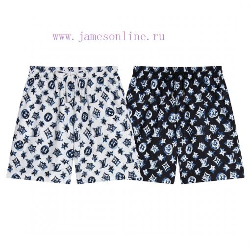 G07 LV New ShortsLujia Series 24ss Popular Item Classic Series Long Painted Matching Customized ryz4mu9y - Image 10