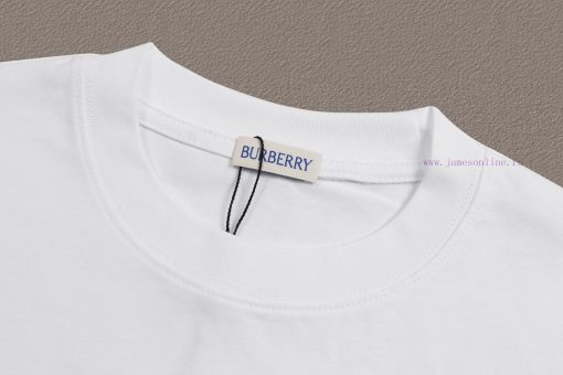BUR Burberry 2025 Spring/Summer New Trendy Brand New Printed Round Neck Short Sleeve T-shirtThe 6v6oaac3 - Image 4