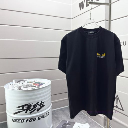 P Fendi Fendi*2025 Spring/Summer New Short Sleeved T-shirtHeavy Duty Pure Cotton Personalized E c1xwpdfl