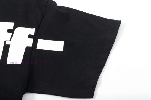 ️  OFF-WHITE Alphabet Sleeve Splicing Large LOGO PrintOriginal Fabric Official Short Sleeved T- 5n4hrmuk - Image 7