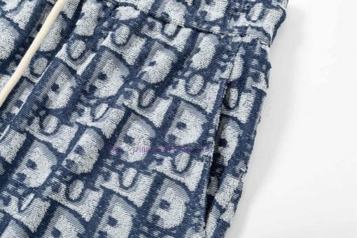 ️  DIOR Jacquard Towel Pants Set2025SS New Knitted Shorts Customized Fabric Using Weina Weaving njq8tou1 - Image 6