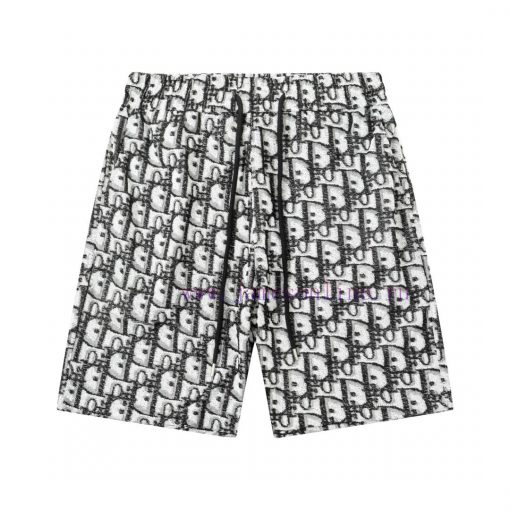 ️  DIOR Jacquard Towel Pants Set2025SS New Knitted Shorts Customized Fabric Using Weina Weaving 5e5nav0c - Image 2