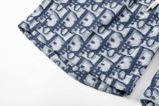 ️  DIOR Jacquard Towel Pants Set2025SS New Knitted Shorts Customized Fabric Using Weina Weaving njq8tou1 - Image 7