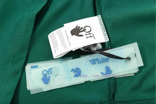 ️  OFF-WHITE Alphabet Sleeve Splicing Large LOGO PrintOriginal Fabric Official Short Sleeved T- yupqyqo2 - Image 9