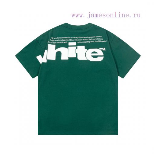 ️  OFF-WHITE Alphabet Sleeve Splicing Large LOGO PrintOriginal Fabric Official Short Sleeved T- yupqyqo2 - Image 10