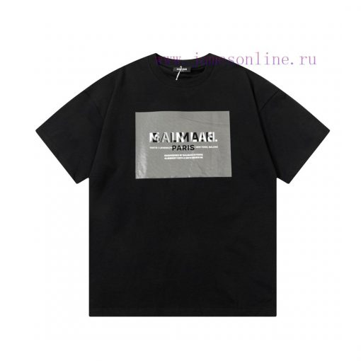 ️ BALMAIN Color Blocked Letter PrintThe Exquisite Upgrade Of The Large Logo Logo Is Inspired By rfpm83oc