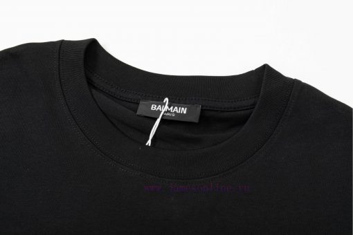 ️ BALMAIN Color Blocked Letter PrintThe Exquisite Upgrade Of The Large Logo Logo Is Inspired By rfpm83oc - Image 3