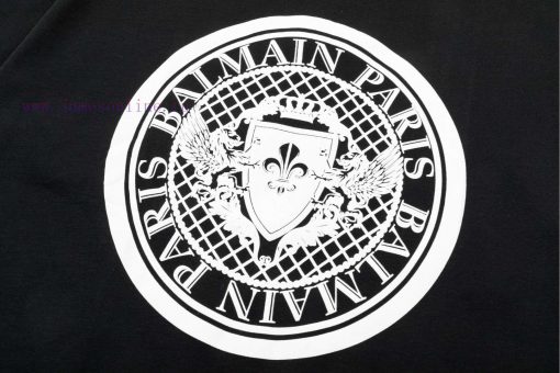 ️ BALMAIN Badge Letter PrintThe Exquisite Upgrade Of The Large Logo Logo Is Inspired By The Ret ivye8ukr - Image 4