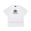 ️BALENCIAGA Balenciaga Interlocking PrintLogo Logo Print Exquisite Upgrade Short Sleeved T-shir zpbuyw6w