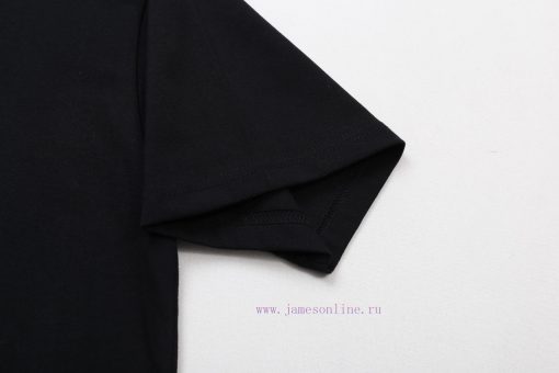 PRADA Prada Logo Printed Short Sleeved T-shirt Fabric Is Made Of 260g 32 Count Double Yarn Fabr oz60mg80 - Image 7
