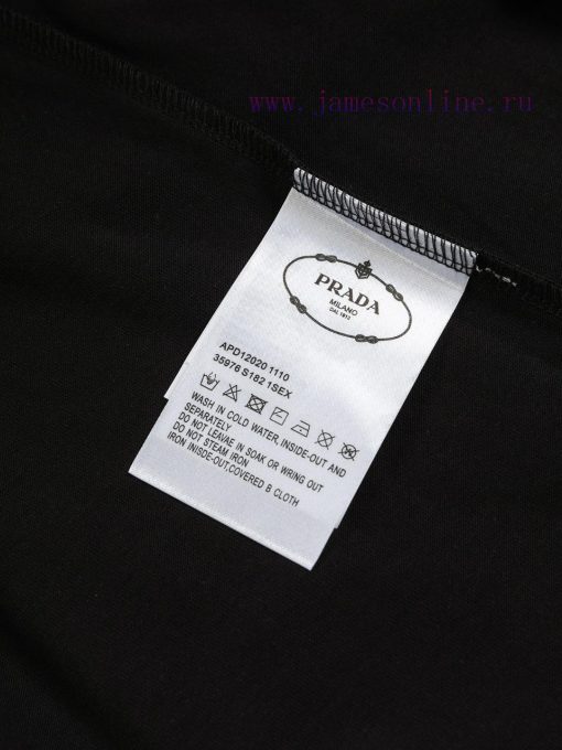 Prada Micro Width S-XlThe Latest And Top Of The Line Spliced Red Stripe Letter Pocket Combined ef2dnh5x - Image 8