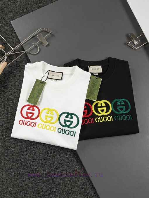 GUC 25 Spring/Summer Early Spring New 3D Double G Traffic Light Red Yellow Green Three Color Em ea7etixq - Image 3