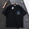 LOEWE Micro Wide Edition S-Xl25ss Latest And Top Of The Line Color Blocking Logo Pocket 🪡 Round f5xilh6n