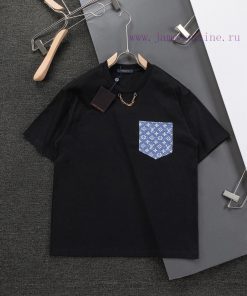 LV 25ss New Product Classic Collar Chain ️ Cowboy Floral Pocket Design Embroidered 🪡 Logo Lette recqpitt
