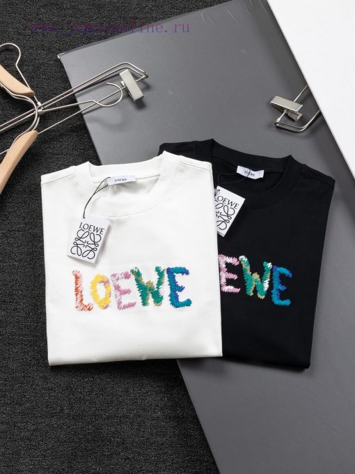 LOEWE Micro Wide Edition S-Xl25ss Latest And Top Of The Line Rainbow Letters In Seven Colors 🪡 rg41snim - Image 3