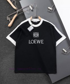 LOEWE Micro Wide Edition S-Xl25ss Latest And Top-quality Black And White Splicing Embroidered L 5fm661b5