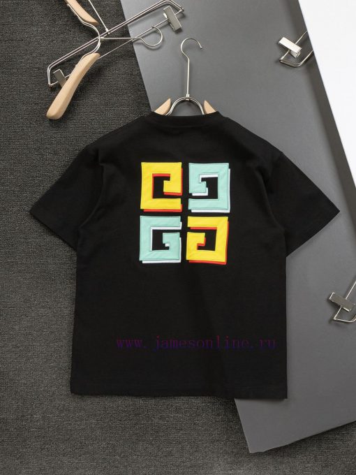 GVC Givenchy Micro Edition S-XL25SS Latest Top Givenchy Chest Embroidered Back Large Logo Lette ud7ccdw5 - Image 3
