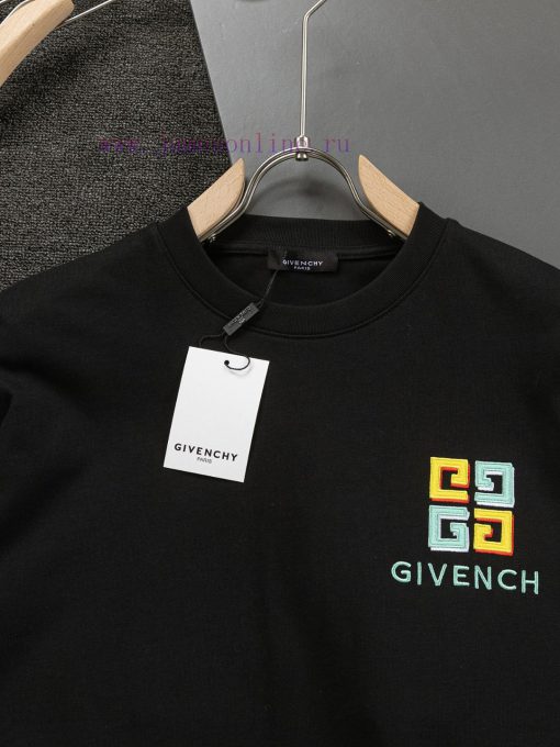 GVC Givenchy Micro Edition S-XL25SS Latest Top Givenchy Chest Embroidered Back Large Logo Lette ud7ccdw5 - Image 6