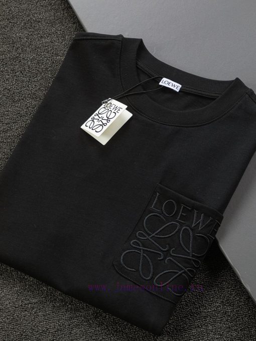 LOEWE Micro Wide Edition S-Xl25ss Latest And Top Of The Line Classic Solid Color Logo Pocket 🪡 zfnbgto7 - Image 7