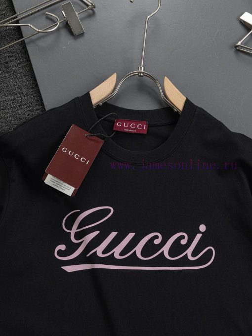 25SS Gucc | Customized Exquisite Craftsmanship Round Neck Style Customized Pure Cotton 320g Fab 29k9hn6n - Image 5