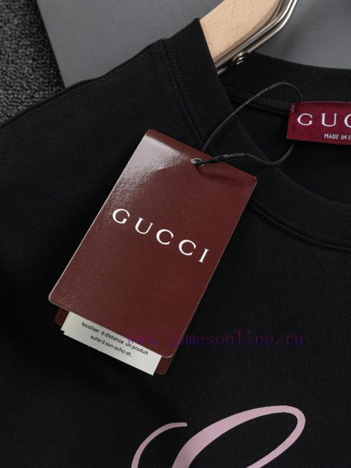 25SS Gucc | Customized Exquisite Craftsmanship Round Neck Style Customized Pure Cotton 320g Fab 29k9hn6n - Image 11