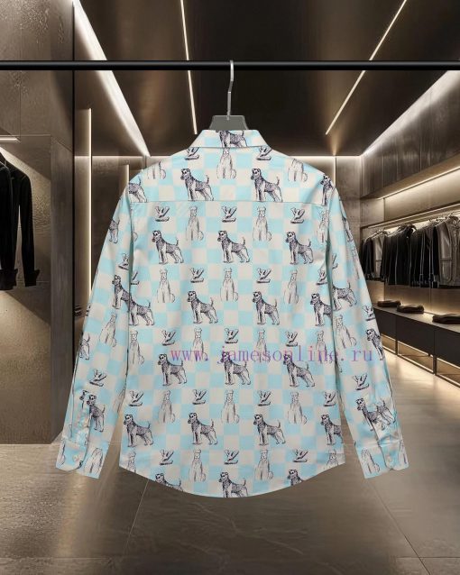 LV Louis Vuitton's Popular Item Is Coming Soon. The Long Sleeved Shirt With The Fox Hunting Mem jasyxumb - Image 3