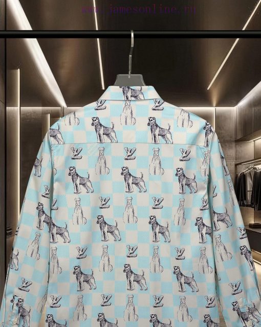 LV Louis Vuitton's Popular Item Is Coming Soon. The Long Sleeved Shirt With The Fox Hunting Mem jasyxumb - Image 5