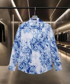 LV Louis Vuitton's Hot Selling Item Is Coming Coral Seaweed Old Flower Full Printed Logo Long S mssqbaap
