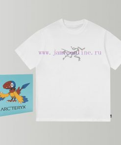 Gift Box Style A116-1 Size XS-S-M-L Black And White UnisexARCTERYX Classic Logo Short Sleeved S egmgb54k