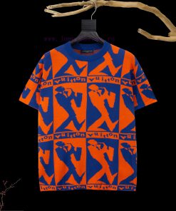 LV2023SS New JAZZ FLYERS Short Sleeve Knitted ShirtThis Product Is Made Of 32 Strands Of Double rm0gcq8o