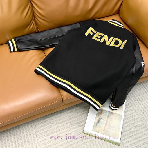 FENDI 2024SS Runway Style Baseball Jacket JacketIt Took One Month To Order The Original Model A dpe61nra - Image 3