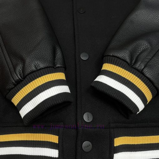 FENDI 2024SS Runway Style Baseball Jacket JacketIt Took One Month To Order The Original Model A dpe61nra - Image 8