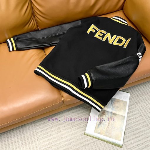 FENDI 2024SS Runway Style Baseball Jacket JacketIt Took One Month To Order The Original Model A dpe61nra - Image 10