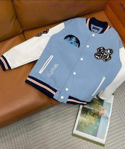 Louis Vuitton 2023ss Runway Style Clover Baseball Jacket JacketIt Took One Month To Order The O 7rgq72g2