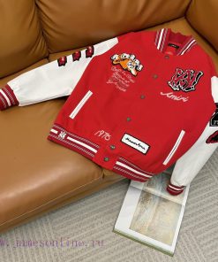 Ami 2024SS Runway Style Baseball Jacket JacketIt Took One Month To Order The Original Model And sshzqsgt