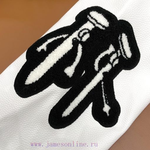 Louis Vuitton 23ss Runway Style Baseball JerseyCustom Woven And Dyed 900g Cashmere Fabric Coppe z67l8wdc - Image 8