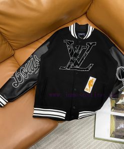 LV Collaboration NBA | Louis Vuitton 23ss Baseball Jacket LOUIS VUITTON X NBA 60% Wool+40% Orga 6kafqbwo